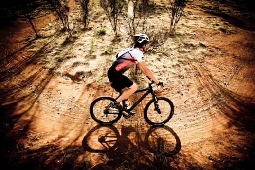 Fietsen door de Outback