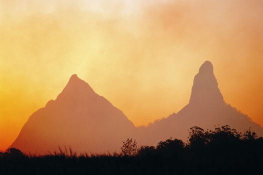 Glasshouse Mountains