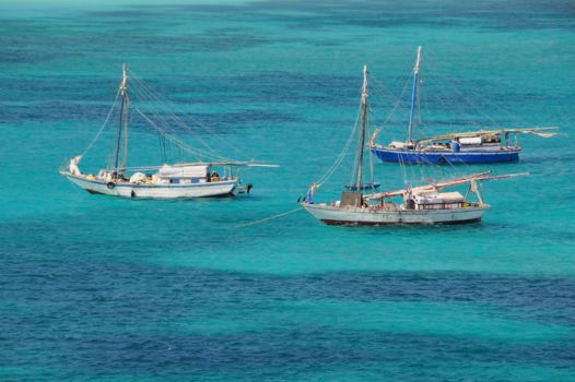 Zeilen in de Bahama's