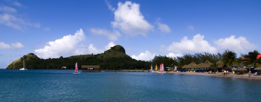 Rodney Bay en Pigeon Island