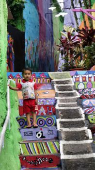 Kampung Warna Warni, het opgekleurde dorp